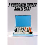 Starseven Akıllı Saat Unisex Akıllı Saat Çoklu Kordon Seçeneği Çelik Kordon Plastik Kordon - Seçenek