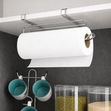Starseven Alper Banyo Pratik Solo Kağıt Havluluk Krom, Dolap Içi Askılı Kağıt Havlu Tutucu, Delmeden Montajlı