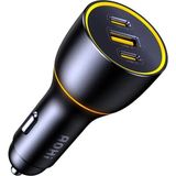 Starseven Aohi Superauto Şarjı, 3 Portlu Pd 170W To Type-C, Usb, Çakmaklık Adaptör