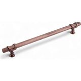 Starseven Arsin Çizgili Antik Bakır 224 mm Metal Mobilya Çekmece Dolap Kapak Kulpu Dayanıklı Kulpları