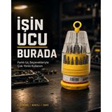 Starseven Ateşe Dayanıklı Tornavida Seti Elektronik Tamir Için Çok Uçlu