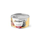 Starseven Bestpet Yetişkin Gurme Kediler Için, Tahılsız, Jöle Içinde Sığır Parça Etli Yaş Mama, 85 gr x 24 Ad
