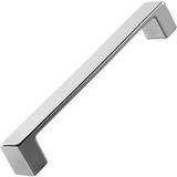 Starseven Bihter Düz Mobilya Mutfak Dolabı Çekmece Dolap Kapak Kulpu Kulbu Krom 128 mm Metal Kulp