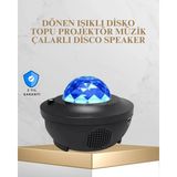 Starseven Bluetooth & USB Müzik Çalar Gece Lambası – 50 M² Kapsama, Uzaktan Kumanda