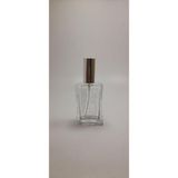 Starseven Boş Şeffaf Cam Parfüm/kolonya Sprey Şişesi, Kolay Doldurulabilir, 50ML