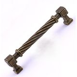 Starseven Burma Antik Sarı Eskitme Metal Kulp 128 mm Mobilya Çekmece Mutfak Dolabı Dolap Kapak Kulplar
