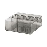 Starseven Çekmece Içi Makyaj Düzenleyici 32X28X10 cm Makyaj Organizeri Füme Renk Bölmeli Kutu