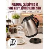 Starseven Çelik Su Isıtıcı Kettle Dayanıklı Paslanmaz Çelik Uzun Ömürlü