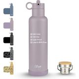Starseven Citron Yalıtımlı Paslanmaz Çelik Su Şişesi, 750 Ml, Bpa Kurşun Içermez, Sızdırmaz Pipet/şişe Kap