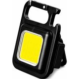 Starseven Çok Fonksiyonlu Mini LED El Feneri Kamp Aydınlatması - Güçlü Mıknatıslı, Açacaklı, 3 Modlu Anaht