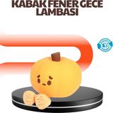 Starseven Dekoratif Pumpkin Gece Lambası Şarjlı Dokunmatik LED Işık