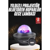 Starseven Dönen Işıklı Disko Topu Projektör Müzik Çalarlı Disco Speaker