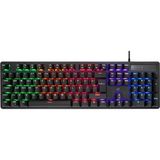 Starseven Emachines, EAK104, Siyah, USB Kablolu, Rgb Backlight, Red Mekanik Switch, Türkçe Q, 104 Tuşlu,
