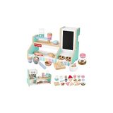 Starseven Fisher-Price 3 Yaş Üzeri Çocuklar Için 20 Ahşap Parçadan Oluşan Ahşap Kahve Dükkanı Oyun Seti