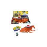Starseven Fisher-Price Imaginext Jurassic Rebirth Dev Ağızlı Mosasaurus, 45,5 Cm'lik Dinozor Oyunc