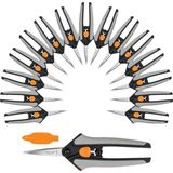 Starseven Fiskars 15 Adet Mikro Uçlu Budama Snip Seti, Hassas Paslanmaz Çelik Bıçaklar, Deadheading Için