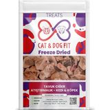 Starseven Freeze-Dried Tavuk Ciğer Atıştırmalık MAMA%100 Doğal Katkısız Ödül (1 Paket)