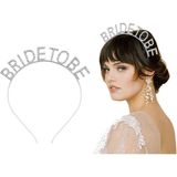Starseven Gümüş Kaplama Kristal Taşlı Bride To Be Gelin Tacı 16X17 cm