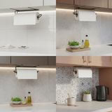 Starseven Havluluk Peçetelik Askısı Banyo Mutfak Düzenleyicisi Kağıt Rulo Havlu Askılığı Pratik Siyah Rulo