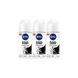 Starseven Kadın Roll On Deodorant Black&white Invisible Ipeksi PÜRÜZSÜZLÜK,48SAAT Koruma 50MLX3 - Seçenek