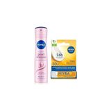 Starseven Kadın Sprey Deodorant Pearl&amp;beauty 150ML Yüksek Güneş Korumalı Dudak Bakım Kremi, SPF50 - Seçenek
