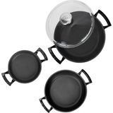 Starseven Lava Döküm Sahan Seti 16-20-24 cm - Profesyonel Lezzet Koleksiyonu