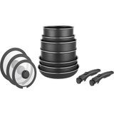 Starseven Leggno All-In-One Titanium 12 Parça Set: 20-24CM Derin & 24-26CM Sığ Tencere 22-26-28CM Tava 20CM-2