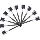 Starseven Lookseven Kirpik Tarağı Kaş Fırçası, Kirpik Fırçası Tarak Seti (10 Parça)