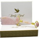 Starseven Lovelybird Kuvars Roller Guasha Cilt Masaj Doğal Taş