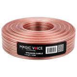 Starseven Magicvoice 2x1,0 mm Şeffaf 100 Metre Hoparlör Ses Sistemi Kablosu Mert Kablo