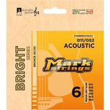Starseven Mark Strings Bright 80/20 Bronze 11-52 Akustik Gitar Teli