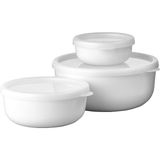 Starseven Mepal Lumina Saklama Kutusu, 3 Parçalı Set, Buzdolabı, Derin Dondurucu, Buharlı Pişirme Mikrodal