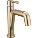 Starseven Musluk Nicoli Pull-Down Tek Delikli Banyo Bataryası, Altın Banyo Lavabo Bataryası, Püskürtücü