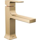 Starseven Musluk Velum Tek Delikli Banyo Bataryası, Altın Banyo Lavabo Bataryası, Tek Kolu Banyo Batary