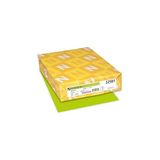 Starseven Neenah Astrobrights Renkli Kağıt, 10,9 Kg, 8,5 x 11 Inç, 500 Yaprak, Terra Yeşili (22581) - Ölçü - Tipi