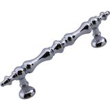 Starseven Nilay Parlak Krom Metal Kulp 96 mm - 9.6 cm Mobilya Çekmece Mutfak Dolabı Dolap Kulpları Kulbu Kulp