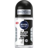 Starseven Nivea Men Erkek Roll On Deodorant Black&white Invisible 50 Ml,72 Saat Anti-Perspirant Terl