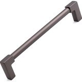 Starseven Nova 224 mm Metal Füme Mobilya Kulp Çekmece Dolap Kapak Kolu Kulpu Kulpları Dayanıklı Tasarı