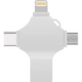 Starseven Otg 4ın1 Cep Telefonu Çok Fonksiyonlu USB Flash Bellek 128 GB Type-C, Micro Sd ve Kart Okuyucu