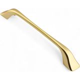 Starseven Ovit Metal Mat Altın Gold Kulp 160 mm Mobilya Çekmece Mutfak Dolabı Dolap Kapak Kulpları Kulb