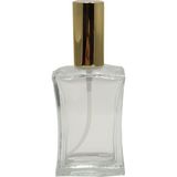 Starseven Paradise Boş Cam Şişe 50 ml 5 Adet Kadın Parfüm Şişesi + Valf Takım