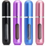 Starseven Parfüm Şişeleri (5 Ml, 4 Adet), Seyahat Doldurulabilir Parfüm Püskürtme Şişesi, Pencereli Boş Şişe,