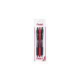 Starseven Pentel Energel 0.7 mm Likit Roller Kalem 2xsiyah/1xkırmızı 3'lü Set - Ölçü - Tipi