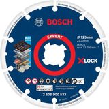Starseven Professional 1x Expert Diamond Metal Wheel X-Lock Kesme Diski 125 mm (Dökme Demir, Paslanmaz