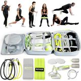 Starseven Rage Fitness Ex Kit 9'u 1 Arada Spor Salonu Çantalı - Kolları ile Germe, Ganimet Direnç Bantları