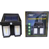 Starseven Rustik Ampul Ikili Solar Duvar Aplik Güneş Enerjili Hareket Sensörlü