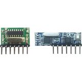Starseven Sanec RX480-E 4 Kanal Antenli 433MHZ Rf Alıcı Verici Learning Code Receiver