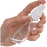 Starseven Şeffaf Sprey Başlıklı Cam Şişe 100 ml 6 Adet, KİMLAB-1000