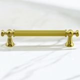 Starseven Selçuklu (160 mm - 16 Cm) Gold Metal Mobilya Mutfak Çekmece Dolap Dolabı Kulbu Kulpu Kulpları
