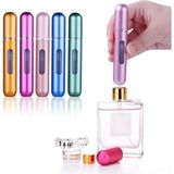 Starseven Seyahat Parfüm Şişesi Doldurulabilir Mini Cep Parfüm Şişesi Atomizer (2 Adet